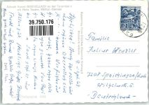9821 Obervellach 1969 Gebrauchsspuren Foto AK Schroth
