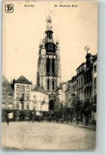 Courtrai Kortrijk 1917 - Kirche H.Martinus Feldpost WK I