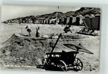 1796 De Koog Foto AK Schwimmbad Strand