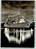 W2300 Kiel , Ostsee M/S Tom Kyle bei Nacht Seebäderschiff