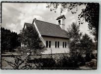 59519 W4773 Neuhaus , Möhnesee FOTO KEINE AK Foto Original aus Archiv eines Ansichtskartenverlags Kirche Ort handschriftlich