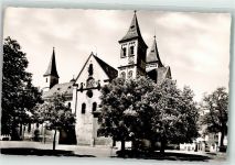 73479 W7090 Ellwangen Jagst Foto AK Kirche