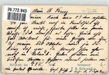 94419 W8386 Reisbach , Niederbay 1916 KEINE AK F.X.Silbereisen Geschäftskorrespondenz