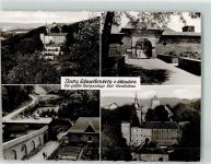 57439 W5952 Attendorn 1958 Foto AK Burg Schnellenberg