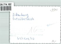 35683 W6340 Dillenburg FOTO KEINE AK Ort handschriftlich Foto Original aus Archiv eines Ansichtskartenverlags