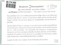 57072 W5900 Siegen FOTO KEINE AK Hotel Johanneshöhe Ort handschriftlich Foto Original aus Archiv eines Ansichtskartenverlags