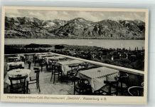 88142 W8992 Wasserburg Bodensee Foto AK Cafe Seeblick