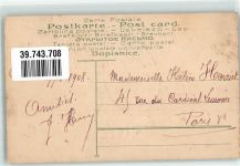 Blumenkarre großes Osterei Maiglöckchen Mädchen Kind Osterei 1908 Prägedruck