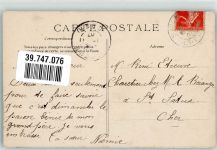 18300 Sens-Beaujeu 1907 - Blumen Gruß aus