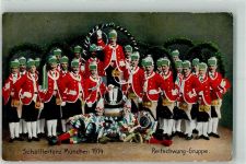 80331 W8000 München 1914 - Reifschwunggruppe des Schäfflertanzes in Tracht Fotograf Ostermayr