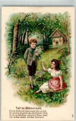 Tief im Böhmerwald Kinderpoesie Prägedruck