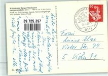 82431 W8111 Walchensee , Oberbay - Herzogstandbahn Walchenseer Berge Sessellift