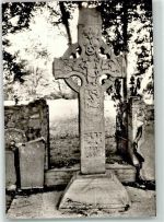 Dublin Foto AK Irische Kreuze Denkmal Hoch Kreuz