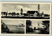 89269 W7917 Vöhringen , Iller - Illerbrücke Illerstraße Michaelskirche Kirche Heilige Maria