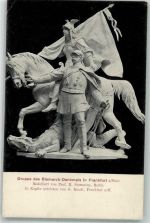 W6000 Frankfurt am Main Gruppe des Bismarck-Denmals von Prof. Siemering Bismarckdenkmal 1912