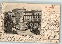 20100 Milano 1900 - Denkmal Piazza della Scala