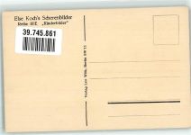 sign. Koch`s Else Reihe III E Kinderbilder Scherenschnitt Künstlerkarte