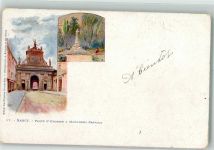 54000 Nancy 1902 Lithographie Porte Saint-Georges Denkmal Crevaux