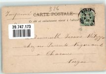 54000 Nancy 1902 Lithographie Porte Saint-Georges Denkmal Crevaux