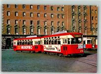 Barcelona Foto AK Straßenbahn