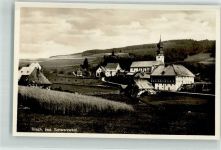 72574 W7432 Urach Bad Urach Gebrauchsspuren Kirche Foto AK