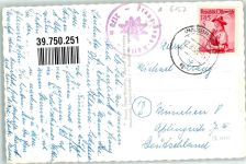 Franz Senn Hütte 1959 Foto AK Hüttenstempel