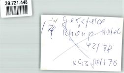 36129 W6412 Gersfeld Rhön FOTO KEINE AK Ort handschriftlich Foto Original aus Archiv eines Ansichtskartenverlags