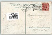 16100 Genova 1907 Gebrauchsspuren Denkmal Bahnhof Stazione Principe