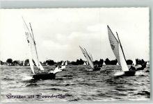 1231 Loosdrecht Foto AK Segelboote