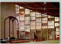 Brüssel Bruxelles Ausstellungen Foto AK Ausstellung 1958 Pavillon des Heiigen Stuhls Kirche