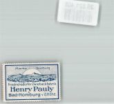 61348 W6380 Bad Homburg v d Höhe Vignette Zwieback- Fabrik H. Pauly