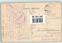Mariakerke Oost-Vlaanderen 1918 - Hotel Quitmann Feldpost WK I