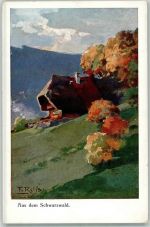 Aus dem Schwarzwald CA u. Co. No. 3656 Reiss Fritz Künstlerkarte