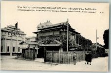 Paris Exposition Internationale des Arts Decoratifs Pavillon Japan Ausstellung 1925 Foto AK