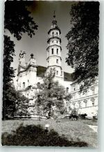 73441 W7085 Neresheim FOTO KEINE AK Kirche Ort handschriftlich Foto Original aus Archiv eines Ansichtskartenverlags