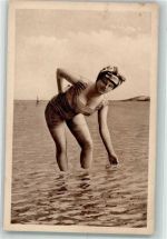 Serie 31 Wassernixe Verlag A.P. in E. Bademode Gebrauchsspuren