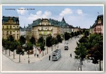 Luxembourg Luxemburg - Straßenbahn Avenue de la Liberté