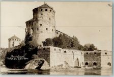 Savonlinna Foto AK Burg Olavinlinna
