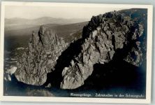 Petersdorf Piechowice 1928 Foto AK Zahnstocher Schneegrube Riesengebirge Hüttenstempel