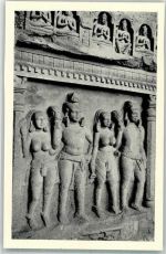 Bombay Mumbai Foto AK Denkmal Kanheri Caves