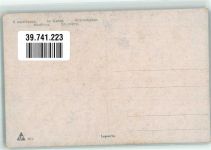 sign. Podolski Frau in Schwarz betet vor einem Wegkreuz vor dem sich verdunkelndem Himmel L & P 602 Flurkreuz / Marterl Künstlerkarte