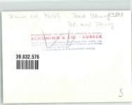 49186 W4505 Bad Iburg FOTO KEINE AK Foto Original aus Archiv eines Ansichtskartenverlags Blick aufs Schloss Kühe Ort handschriftlich