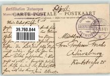 Antwerpen Anvers 1915 Foto AK Denkmal Hendrik Conscience Feldpost WK I Kauserl Fortifikation