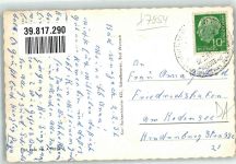 88410 W7954 Bad Wurzach 1957 Foto AK Moorbad hauptstrasse Kirche Schloss