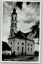 88416 W7955 Steinhausen an der Rottum Foto AK Foto Kosmos Kirche