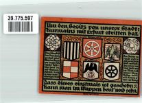 99610 O5230 Sömmerda 1921 Notgeldschein 50 Pfennig Dreyse`s Geburtsstadt