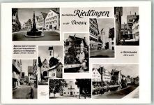 88499 W7940 Riedlingen , Württ Foto AK Jugendherberge Stadtansicht