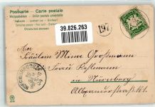 Blumen Landschaft WV Nr.5149 Mailick, A. 1904 Lithographie / Künstlerkarte