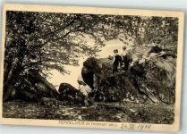 98599 O6083 Brotterode 1910 Foto AK Mommelstein Thüringer Wald