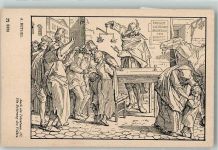 sign. Rethel A. Waage Kinder Frauen Die Betörung des Volkes Verlag Ackermann Nr.2228 Serie 218 Tod Künstlerkarte